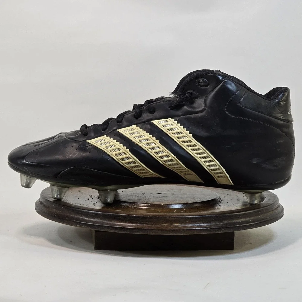 Adidas Predator‎ Powerserve Soccer Shoes Mens 10 Black Gold Cleats 2006 Model 44
